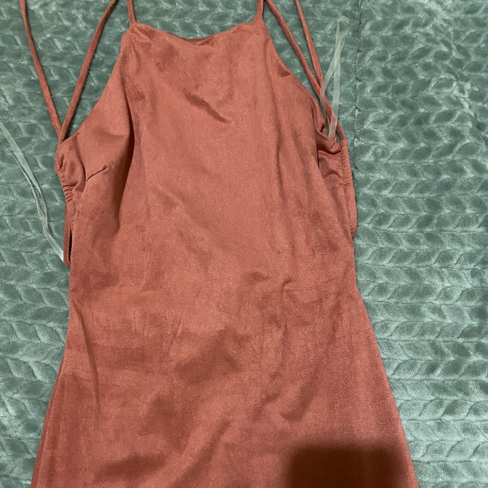 Open back dress